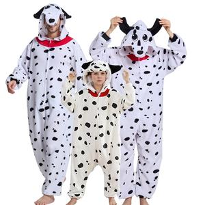 OEM/ODM Animal temática familia juego pijamas acogedor <span class=keywords><strong>tejido</strong></span> Onesie conjuntos adultos niños Navidad Halloween disfraz elegante frente - Product Image 5