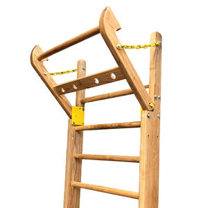 Échelle suédoise murale pliable en bois durable pour enfants et adultes, idéale pour la gym intérieure, l'escalade et l'utilisation scolaire en extérieur - Product Image 6