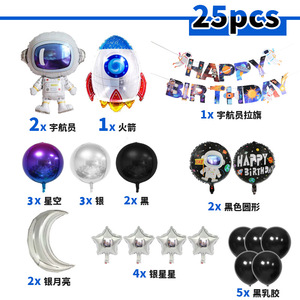 Space Set Party Supplies sistema solare Party <span class=keywords><strong>Galaxy</strong></span> <span class=keywords><strong>Theme</strong></span> Airship Space <span class=keywords><strong>Theme</strong></span> per decorazioni per feste di compleanno - Product Image 4