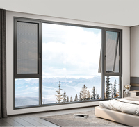 Ventanas Abatibles Eloyd Kolond 110 de Doble Vidrio Templado, Insonorizadas, a Prueba de Viento, con Aislamiento Térmico y Eficiencia Energética, Precio al por Mayor