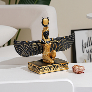 Venta al por mayor Isis sol diosa estatua diosa egipcia de la escultura mágica personalizada OEM antiguo Egipto decoración para <span class=keywords><strong>el</strong></span> hogar y <span class=keywords><strong>el</strong></span> <span class=keywords><strong>templo</strong></span> - Product Image 2
