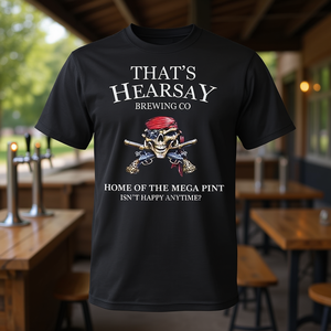 Camiseta Mega Pint de Hearsay Brewing Co, el hogar del premium promocional de Hearsay, camiseta sin mangas - Product Image 3