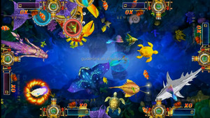 Vente chaude Console de <span class=keywords><strong>jeu</strong></span> à pièces poisson jeux Table Machine d'amusement armoire Dragon Slayers - Product Image 2