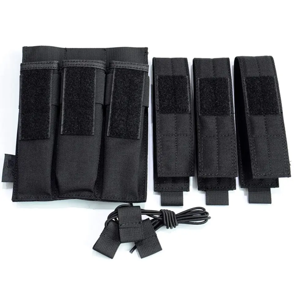 TT MultiPurpose/MP5 Mag/UtilityPouchセット Tactical MP5 MP7 Triple Magazine Pouch - Modular Holster