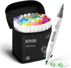 Juego de Marcadores de Acuarela Idrawit de Doble Punta, Puntas Suaves y Flexibles, para Estudiantes, Pincel de Acuarela - Product Image 4