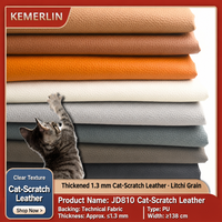 Tissu en cuir PVC grain litchi imperméable résistant aux rayures et aux griffures de chat, simili cuir pour canapé et mobilier pour animaux, facile à nettoyer