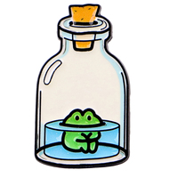 Broche émaillée grenouille mignonne, épingles de revers, badges pour sacs à dos et vêtements, bijoux amusants, cadeaux pour amis