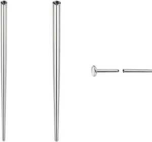 <span class=keywords><strong>Aguja</strong></span> para Piercing de Labio con Rosca de Acero Inoxidable 316L de HadiyahBeauty - Product Image 6