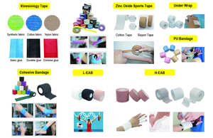 Perban Elastis Non-Woven 2 Inci, Perekat Sendiri, Pita Grip Sepak Bola, Pita Olahraga Atletik, Vet Wrap - Product Image 6