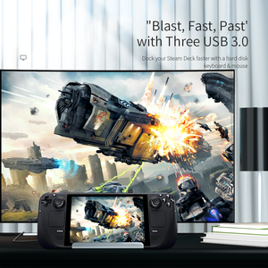 แท่นวางสำหรับโต๊ะอบไอน้ำ6 IN1แท่นวางไอน้ำอีเทอร์เน็ต1000ม. HD-MI <span class=keywords><strong>4K</strong></span> PD แท่นวาง3.0สำหรับวาล์วแท่นวางไอน้ำ - Product Image 3