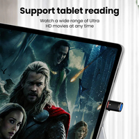 Eonline 3D OEM 2 en 1 lector de tarjetas USB3.0 a tipo C OTG para iPhone 15 Samsung Xiaomi teléfono Ipad TF tarjeta de memoria U lector de tarjetas de disco