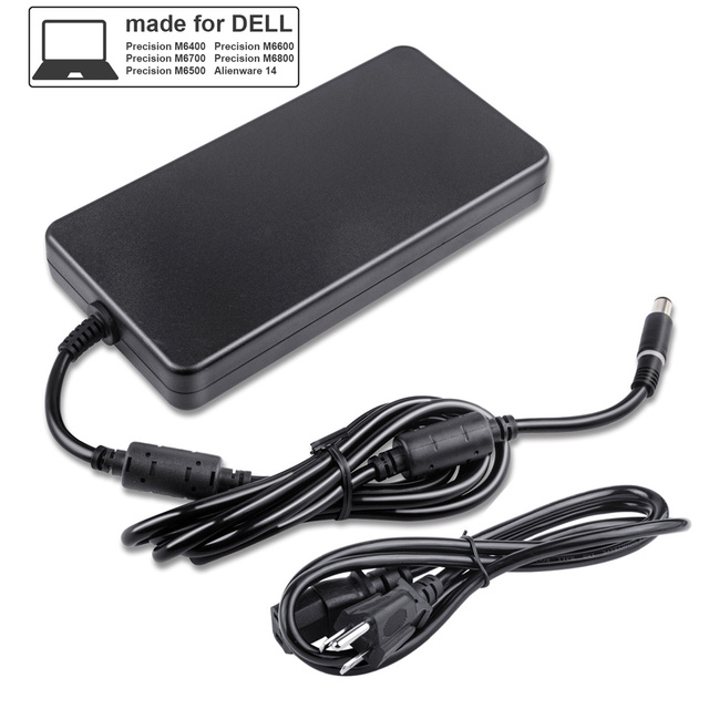 240W for Dell M6AM6B Power Adapter 19.5V 12.3A  Large Needle Line 7.4*5.0mm