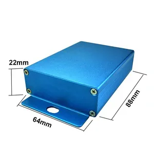 SZOMK aluminum box for electrical project wall mounting aluminum amplifier control box instrument enclosure