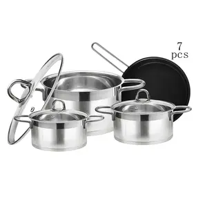 Casseroles en acier inoxydable, ustensiles de cuisine, casseroles, poêles, émerillon, pour Chef cuisinier, argent