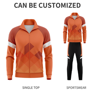 Tùy chỉnh 280g giữa trọng lượng vải bóng đá phù hợp với đào tạo thăng hoa 5% spandex thể thao 5XL nhiều màu sắc bóng đá Kit wx25720 - Product Image 4