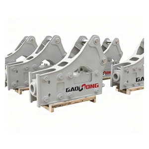 Martello Demolitore Idraulico Gaohong TOP, Accessorio per Escavatore, Diametro Scalpello 53mm, Certificato CE per Escavatori da 2,5-3 Tonnellate - Product Image 4