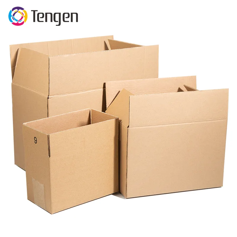Tengen कस्टम भारी शुल्क शिपिंग मेलर पुन: प्रयोज्य लोगो के साथ आगे बढ़ गत्ते का डिब्बा बॉक्स पैकेजिंग