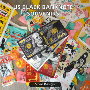 B-075 Billetes Falsos Negros de Dólar Estadounidense al por Mayor, Billetes Coleccionables No Monetarios, Billetes de Recuerdo del Día de los Inocentes - Product Image 2