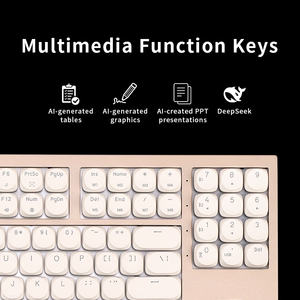 New 102-Key Triple-Mode Hot-Swappable Silent Full Size Anti-Ghosting Kailh LED <b>USB</b> Type-C Wrist Support Gaming <b>Keyboard</b> - Product Image 6