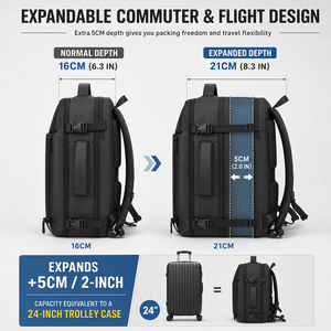 Nouveau <span class=keywords><strong>Sac</strong></span> à Dos Unisexe Tendance pour Ordinateur Portable, Imperméable, avec Fermeture Éclair, Pompe de Compression à <span class=keywords><strong>Vide</strong></span>, <span class=keywords><strong>Sac</strong></span> à Air, Personnalisable, Loisirs, USB - Product Image 4