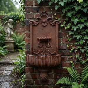Ornement mural extérieur <span class=keywords><strong>vintage</strong></span> en résine avec style Art Déco antique pour la décoration de jardin - Product Image 4