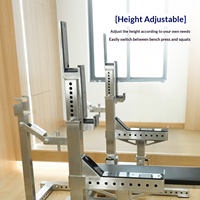 Rack de musculation en acier inoxydable 304, banc de musculation de compétition, support de squat, cadre de musculation multifonctionnel, salle de sport à domicile, durable