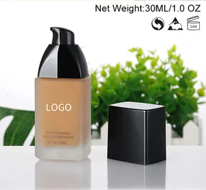 사용자 정의 OEM 오래 지속 방수 자연 컨실러 얼굴 메이크업 개인 상표 재단 천연 화장품 제조 업체