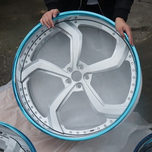 Roc Custom Deep Lip Gesmede Velgen 20 22 24 26 28 Inch Velgen Randen <span class=keywords><strong>DUB</strong></span> 5 Spaaks 2-Delige Gesmede Velgen voor Chevrolet - Product Image 5