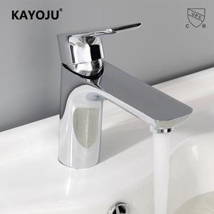 Phòng tắm lưu vực vòi với Chrome cơ thể đồng tốt, hộp mực gốm, Kẽm hợp kim xử lý, và điều chỉnh nước nóng và lạnh - Product Image 5