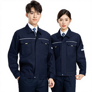 Combinaisons <span class=keywords><strong>de</strong></span> travail en <span class=keywords><strong>lin</strong></span> printemps-automne unisexe, protection du travail haut <span class=keywords><strong>de</strong></span> gamme, vêtements d'<span class=keywords><strong>atelier</strong></span> d'usine - Product Image 1