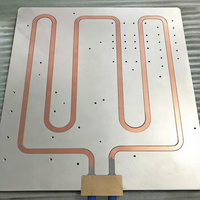 Plaque de refroidissement liquide brasée intégrée en tube d'acier inoxydable/alliage d'aluminium usiné CNC sur mesure pour équipement haute puissance OEM/ODM