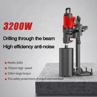 Mesin Bor Inti Berkualitas Tinggi 2500w Cf-9220 9 Inci 230mm 900rpm Dengan Braket Motor Cn Pompa Bantalan