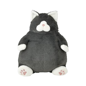 Almohada de Felpa con Forma de Corazón de Gato Negro <span class=keywords><strong>Maguro</strong></span>, sin Relleno, Linda Almohada para Abrazar con Forma de Gato - Product Image 1