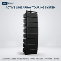 Système de haut-parleurs Line Array amplifiés HDL30A, double 10 pouces, pour sonorisation audio professionnelle