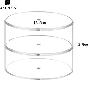 ヘアネクタイアクセサリーベルトアクリルベルトオーガナイザー用小型透明プラスチックケースモダンポータブルオーガナイザー - Product Image 3
