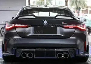 Aileron arrière de coffre de voiture BMW G22, pièce extérieure, style V, pour BMW Série 4 G22 M4 2021-2023, pièce de modification - Product Image 3