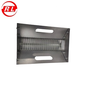 Notebook portatile <span class=keywords><strong>Barbecue</strong></span> griglia a carbone fumatore <span class=keywords><strong>Barbecue</strong></span> da <span class=keywords><strong>campeggio</strong></span> pieghevole <span class=keywords><strong>in</strong></span> acciaio all'aperto - Product Image 5