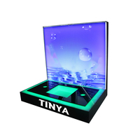 Vitrine de Présentation de Comptoir en Acrylique avec Lumière LED