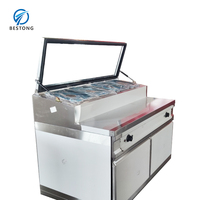 Bain-marie électrique professionnel en acier inoxydable 304 compatible GN pour buffet et restaurant