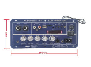 D200-Dis Portable <span class=keywords><strong>pour</strong></span> systèmes audio <span class=keywords><strong>Bluetooth</strong></span>, amplificateur PA, <span class=keywords><strong>récepteur</strong></span> et amplificateur haute puissance avec chariot, haut-parleur portable - Product Image 6