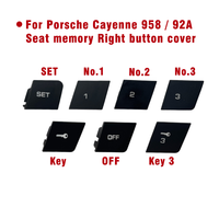 Bouton de commande de mémoire de siège pour Porsche Cayenne 958 92A 7PP959765A 7P5959765, clé de commande de siège avant de remplacement, accessoires automobiles