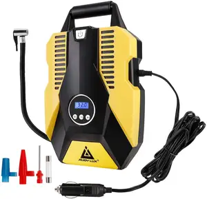 Kỹ thuật số tự động lốp inflators Powered máy nén máy xách tay giá rẻ xe đạp Kit 12V Máy bơm không khí xe lốp inflator