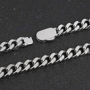 Cadena Cubana de Acero de Titanio Estilo Hip Hop Miami, Collar de Eslabones para Hombre y Mujer - Product Image 6