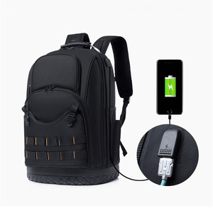 Ba lô đựng dụng cụ thợ điện cỡ lớn, bền chắc, dành cho kỹ thuật viên, thợ máy, có ngăn đựng laptop - Product Image 4