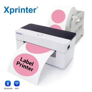 Xprinter XP-D463B/ XP-D463E OEM Label pengiriman Printer 4x6 ukuran kecil cetak lembaran tunggal untuk Printer tanpa tinta logistik