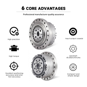 ชุดเกียร์ฮาร์มอนิกไดรฟ์แบบไม่มีช่องว่าง แรงบิดสูง ความแม่นยำในการกำหนดตำแหน่ง ชุดเกียร์ฮาร์มอนิก  สามารถปรับอัตราทดได้  จำหน่ายโดยตรงจากโรงงาน - Product Image 3