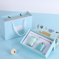 Marque distributeur d'usine Mini 50ml 50g Multi Scents Reed Diffuseur et ensemble de bougies Coffret cadeau