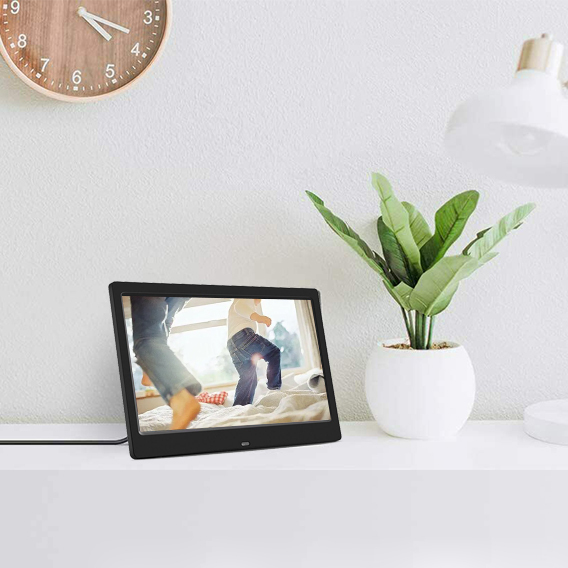 Small Size 10inch HD Lcd Digital Photo Picture Frame From China with Alarm Clock Video Music