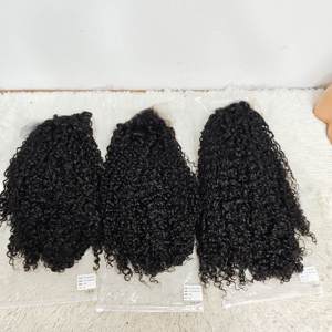 Promoción Letsfly: Pelucas Pixie Rizadas sin Pegamento de 56$ con Cierre de Encaje SDD 5x5, Cabello Virgen Natural de 14-24 Pulgadas, 100% Cabello Humano, Venta al Por Mayor - Product Image 3