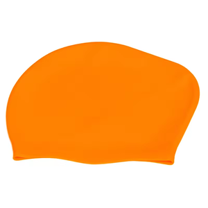 หมวกว่ายน้ำซิลิโคนผมยาวสำหรับผู้หญิงใส่สบายออกแบบโลโก้ได้ตามต้องการ - Product Image 4